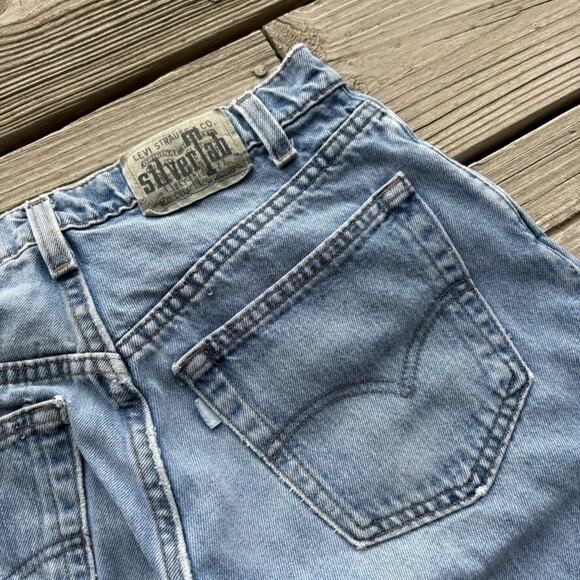 Vintage Levis Silvertab Jeans Mens Size 30x30 Blue Loose Denim Skater 90s Y2K - Picture 8 of 9